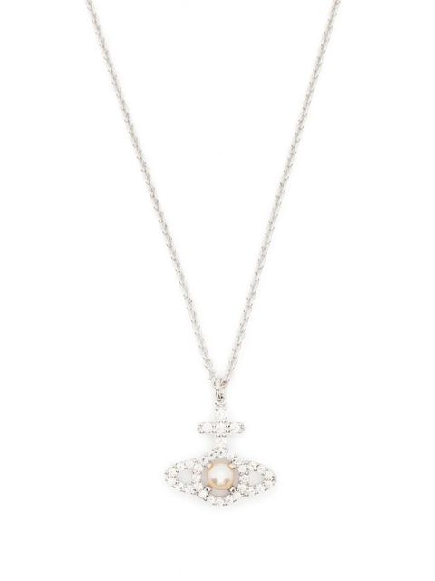 Vivienne Westwood Olympia pearl pendant necklace - Silver - zdjęcie produktu nr 1