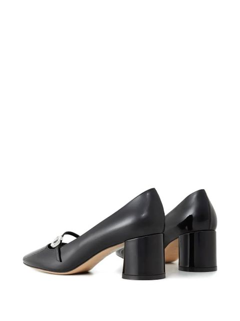 Casadei 50mm Cleo crystal-detail pumps - Black