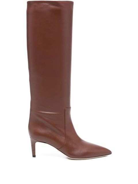 Paris Texas 70mm leather knee-high boots - Brown - zdjęcie produktu nr 1