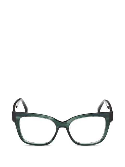 Max Mara Eyewear square-frame glasses - Green - zdjęcie produktu nr 1