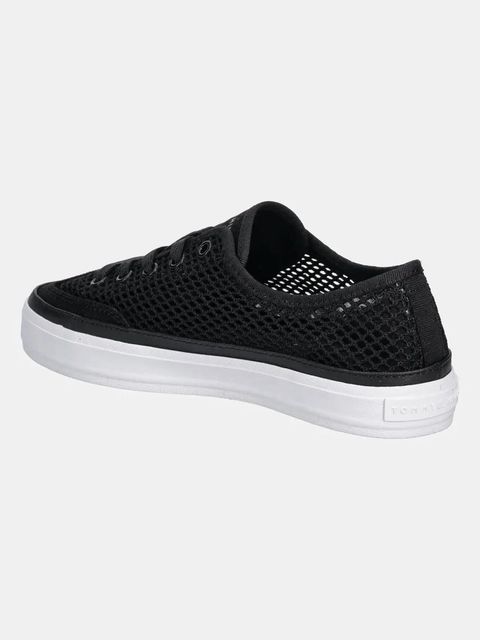 Tommy Hilfiger tenisówki TH OPEN MESH VULC SNEAKER kolor czarny FW0FW08684