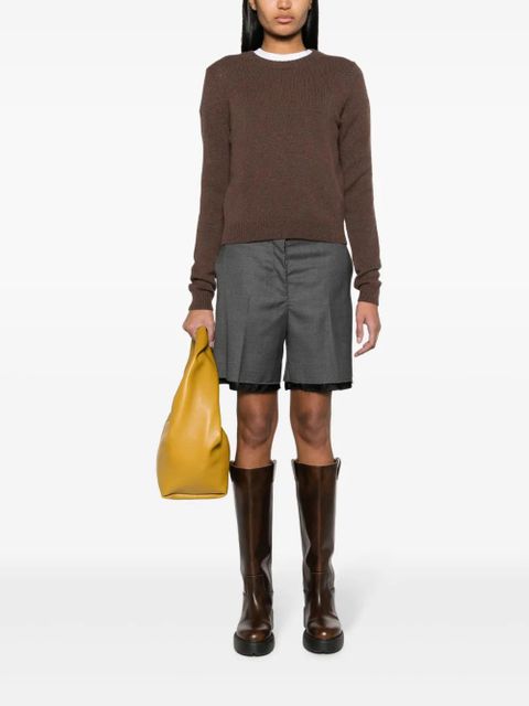 Miu Miu Grisaille Bermuda shorts - Grey