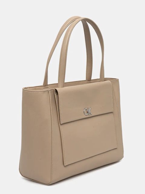 Calvin Klein torebka kolor beżowy K60K612811