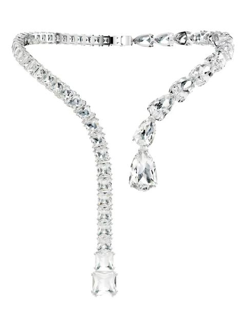Swarovski Matrix open crystal-drop necklace - Silver - zdjęcie produktu nr 1