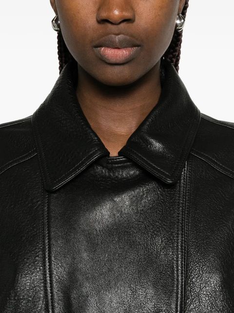 Nour Hammour Micah flap-pocket jacket - Black