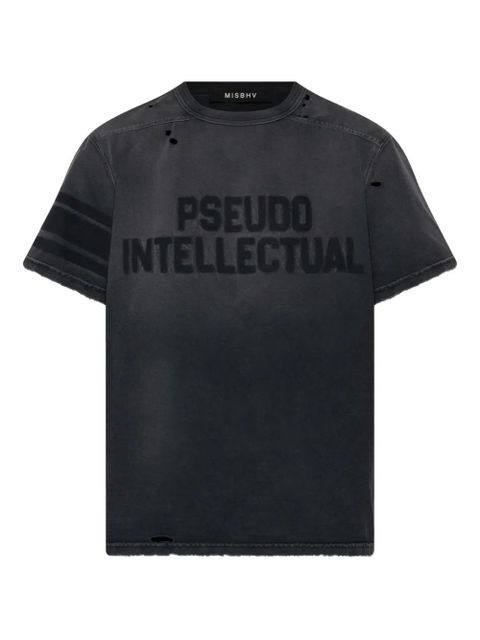 MISBHV Pseudo Intellectual T-shirt - Grey - zdjęcie produktu nr 1