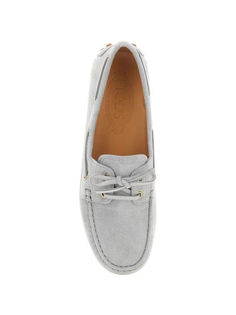 Tod's suede driving loafers - Grey