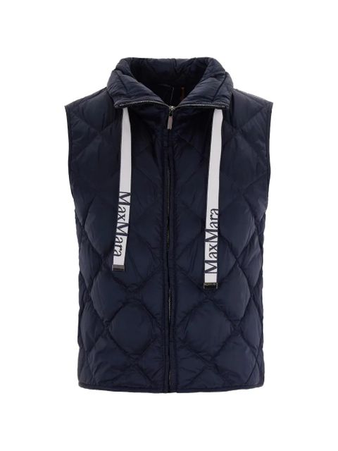Max Mara Tregic zip-up gilet - Blue - zdjęcie produktu nr 1