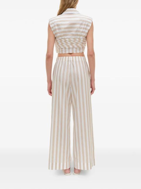 Simkhai Emie striped blouse - Neutrals - zdjęcie produktu nr 2