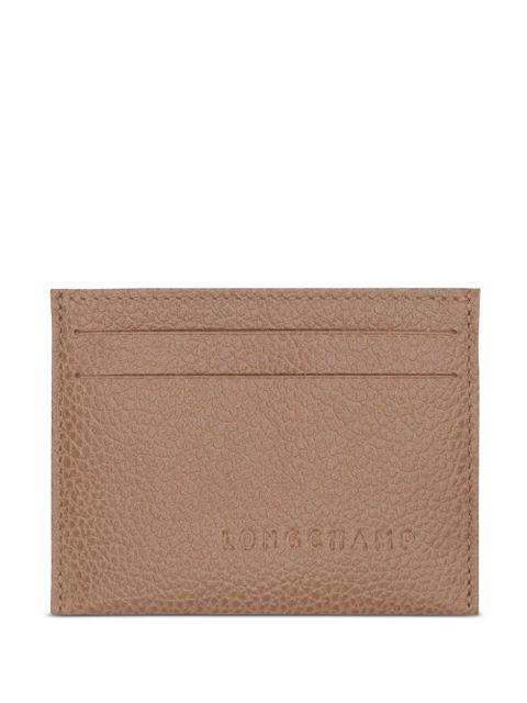 Longchamp The Foulonné leather cardholder - Neutrals - zdjęcie produktu nr 1