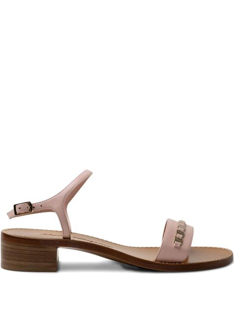 Ferragamo chain-detail sandals - Pink - zdjęcie produktu nr 1