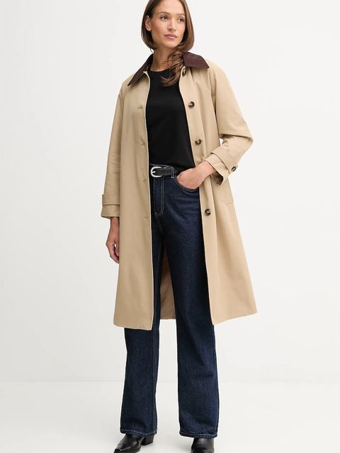 Pedro del Hierro płaszcz kolor zielony 8572318 - zdjęcie produktu nr 2