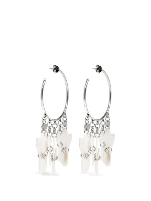 ISABEL MARANT hoop drop earrings - Silver - zdjęcie produktu nr 1