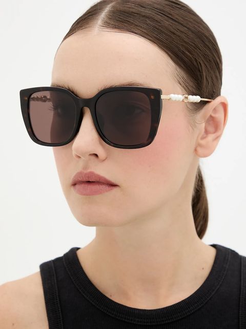 Gucci okulary przeciwsłoneczne damskie kolor brązowy GG1971SA - zdjęcie produktu nr 1