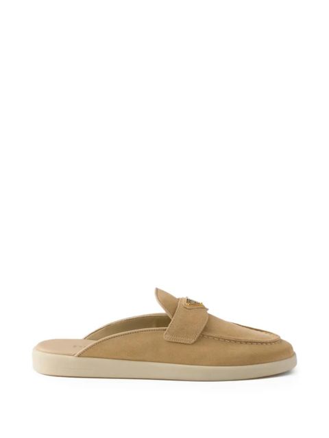 Prada suede mules - Neutrals - zdjęcie produktu nr 1