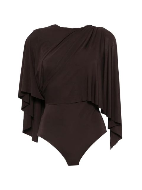 Christopher Esber draped bodysuit - Brown - zdjęcie produktu nr 1