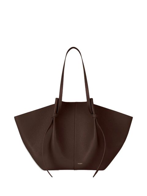 Yuzefi Xl Mochi leather shoulder bag - Brown - zdjęcie produktu nr 1