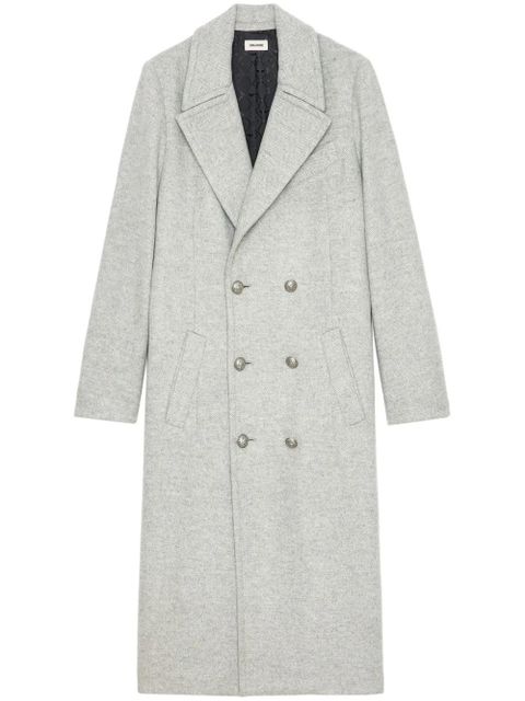 Zadig&Voltaire Mulan double-breasted coat - Grey - zdjęcie produktu nr 1