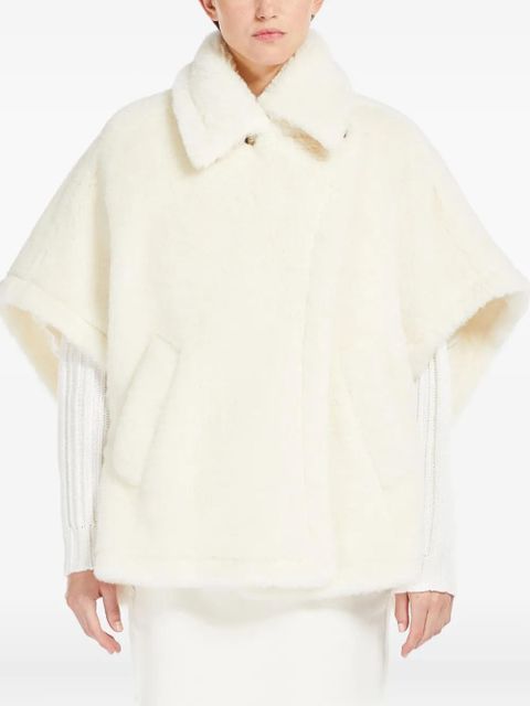 Max Mara short-sleeve collared cape - White - zdjęcie produktu nr 2