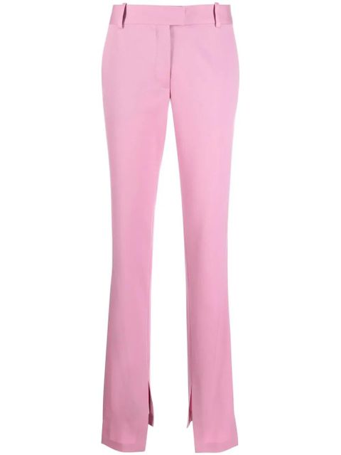 The Attico slit-detail tailored trousers - Pink - zdjęcie produktu nr 1
