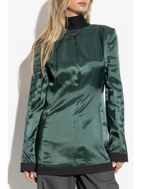 MM6 Maison Margiela inside-out effect blazer - Green