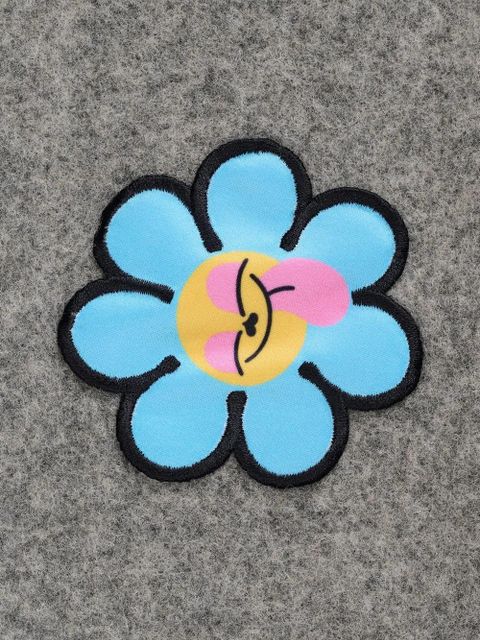 Marc Jacobs The Daisy fringed scarf - Grey - zdjęcie produktu nr 2