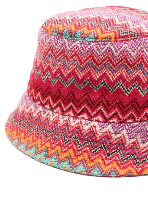 Missoni zigzag bucket hat - Red