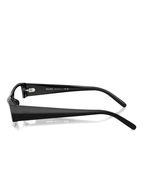 Miu Miu Eyewear rectangle-frame glasses - Black