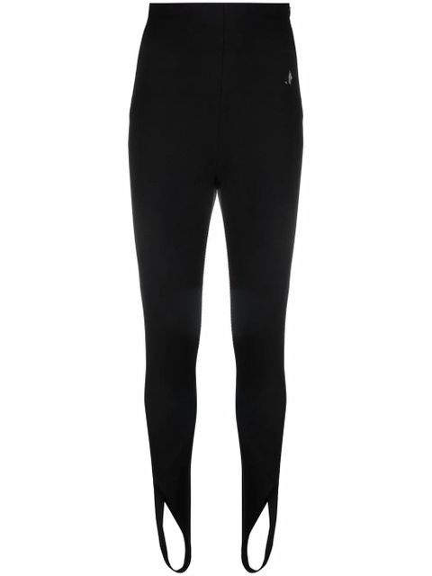 The Attico Jamie stirrup leggings - Black - zdjęcie produktu nr 1