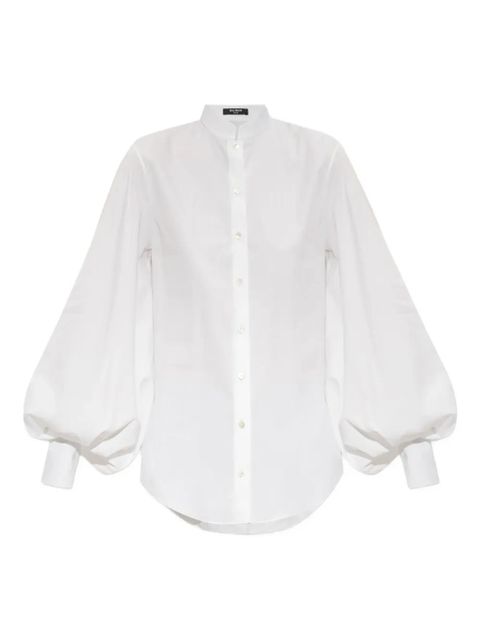 Balmain balloon-sleeve band-collar shirt - White - zdjęcie produktu nr 1