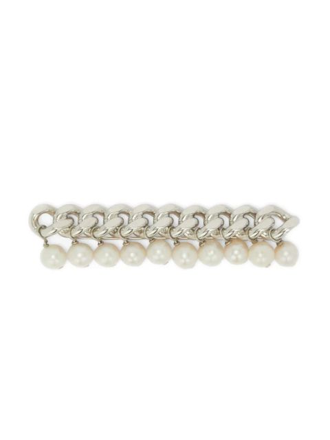 Jil Sander freshwater pearl brooch - Grey