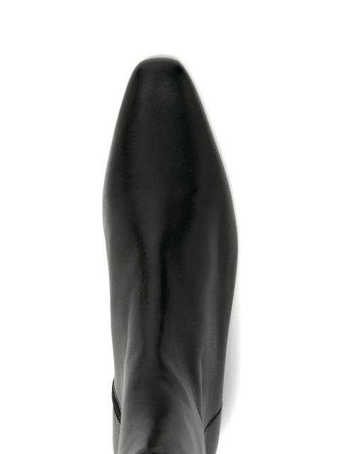 STAUD 20mm Wally flat ankle boots - Black