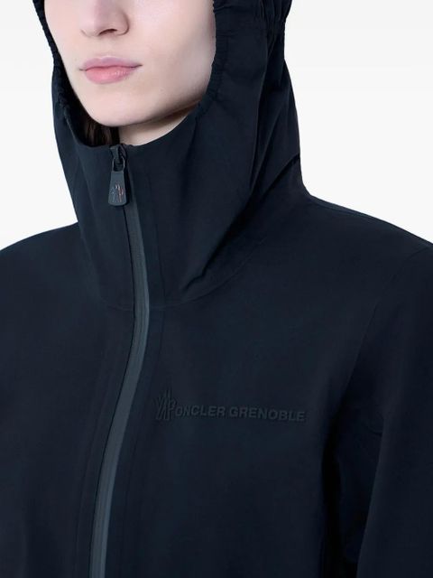 Moncler Grenoble hooded ziped hoodie - Black
