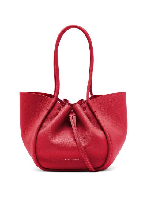 Proenza Schouler large Ruched tote bag - Red - zdjęcie produktu nr 1