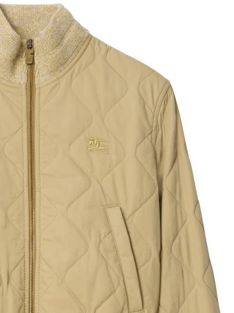 Burberry quilted embroidered bomber jacket - Neutrals - zdjęcie produktu nr 2