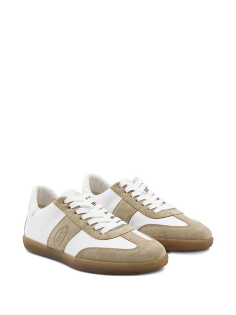 Tod's Tabs lace-up panelled sneakers - White - zdjęcie produktu nr 2