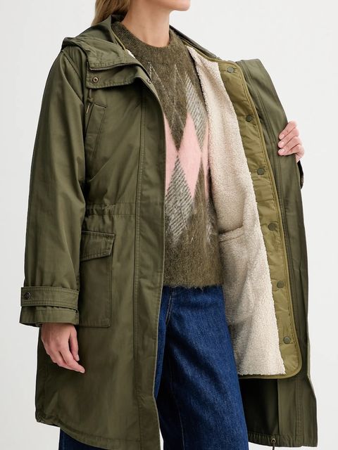 Levi's parka kolor zielony przejściowa 004GS