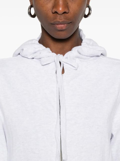 ENTIRE STUDIOS hooded zip-fastening sweatshirt - Grey