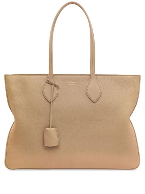 Ferragamo medium leather tote bag - Neutrals - zdjęcie produktu nr 1