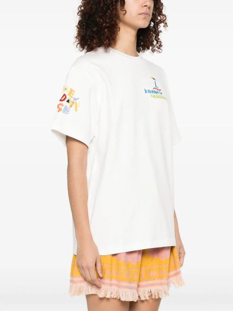 ALEMAIS embroidered T-shirt - White