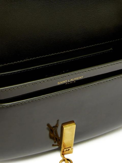 Saint Laurent Voltaire logo-plaque mini bag - Black