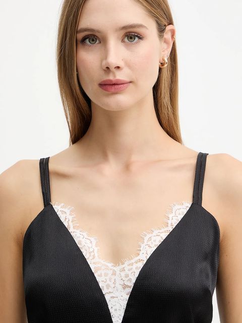 Morgan top damska kolor czarny gładka OLAF