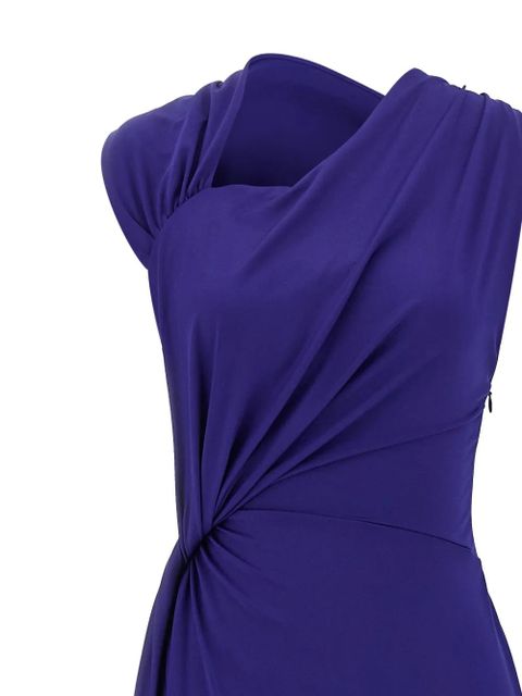 Victoria Beckham asymmetrical-necklineasymmetric dress - Blue