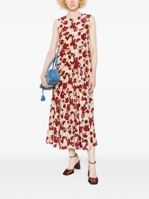 Marni floral-patterned dress - Red - zdjęcie produktu nr 2