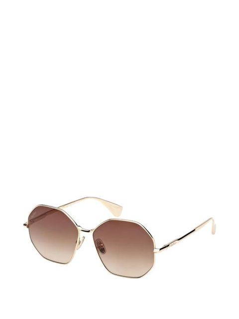 Max Mara geometric-frame sunglasses - Gold - zdjęcie produktu nr 2