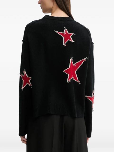 Zadig&Voltaire Markuz star-motif sweater - Black