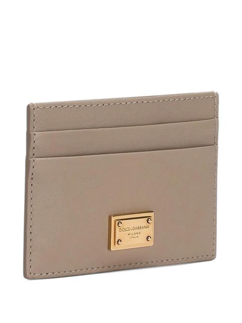 Dolce & Gabbana logo-plaque cardholder - Brown - zdjęcie produktu nr 2