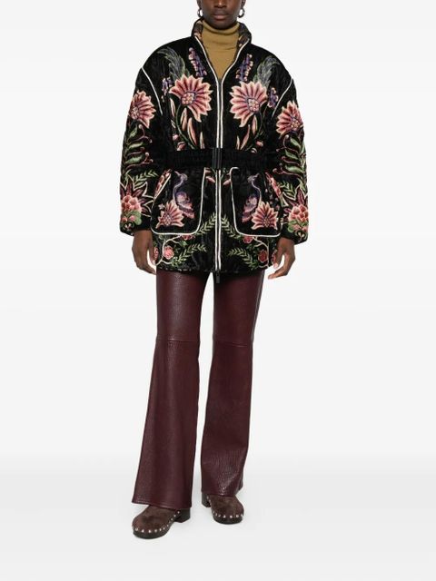 FARM Rio floral-embroidered jacket - Black - zdjęcie produktu nr 2