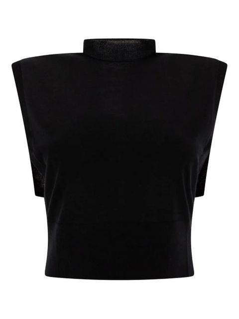 Max Mara high-neck sleeveless top - Black - zdjęcie produktu nr 1
