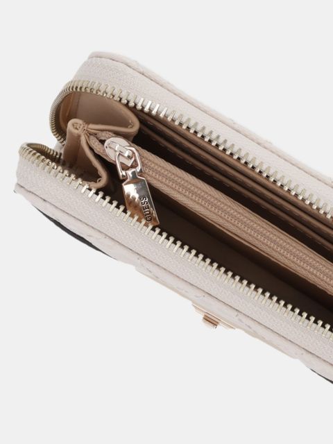 Guess portfel IDRA damski kolor beżowy SWGG81 57140 - zdjęcie produktu nr 2